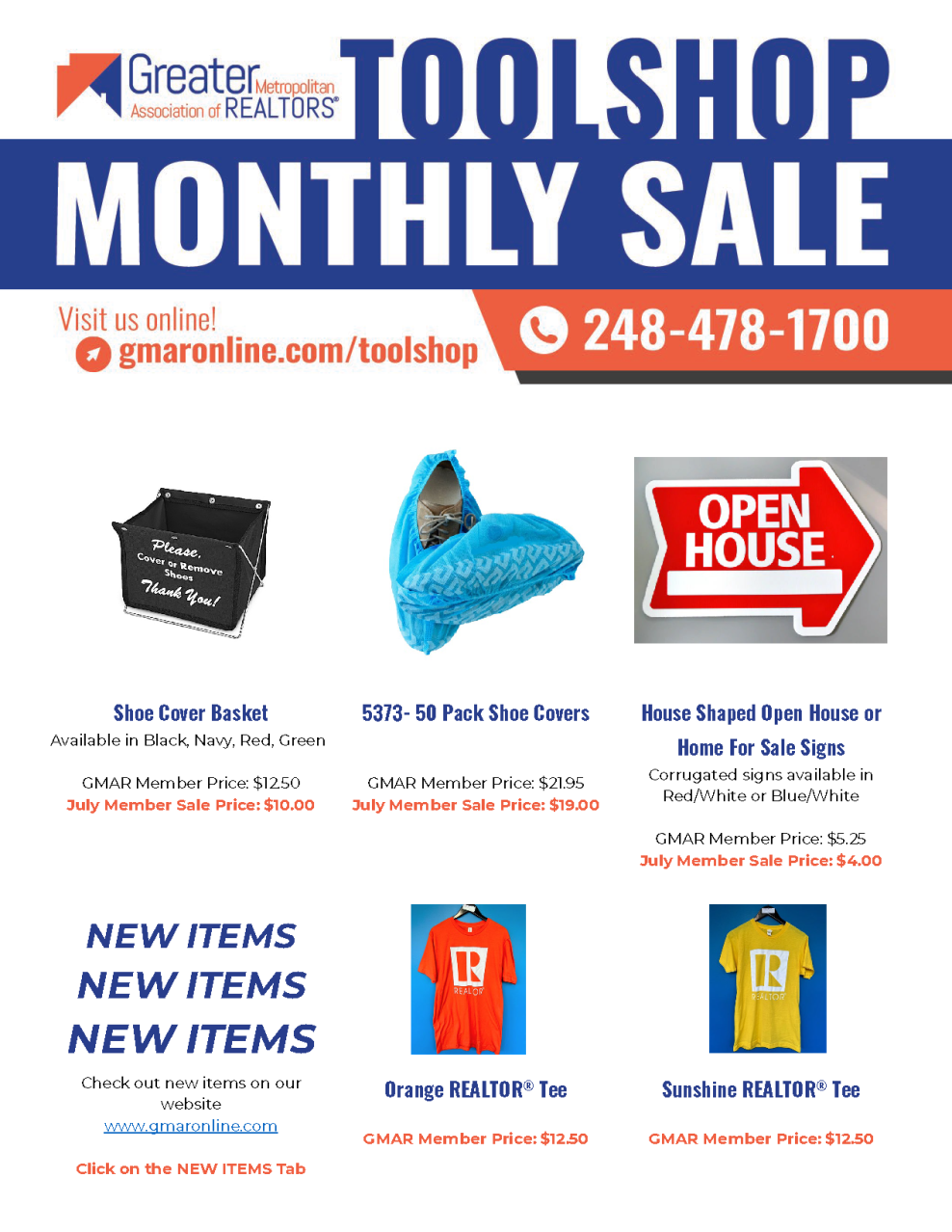 July 2022 Merchandise Sale Greater Metropolitan Association